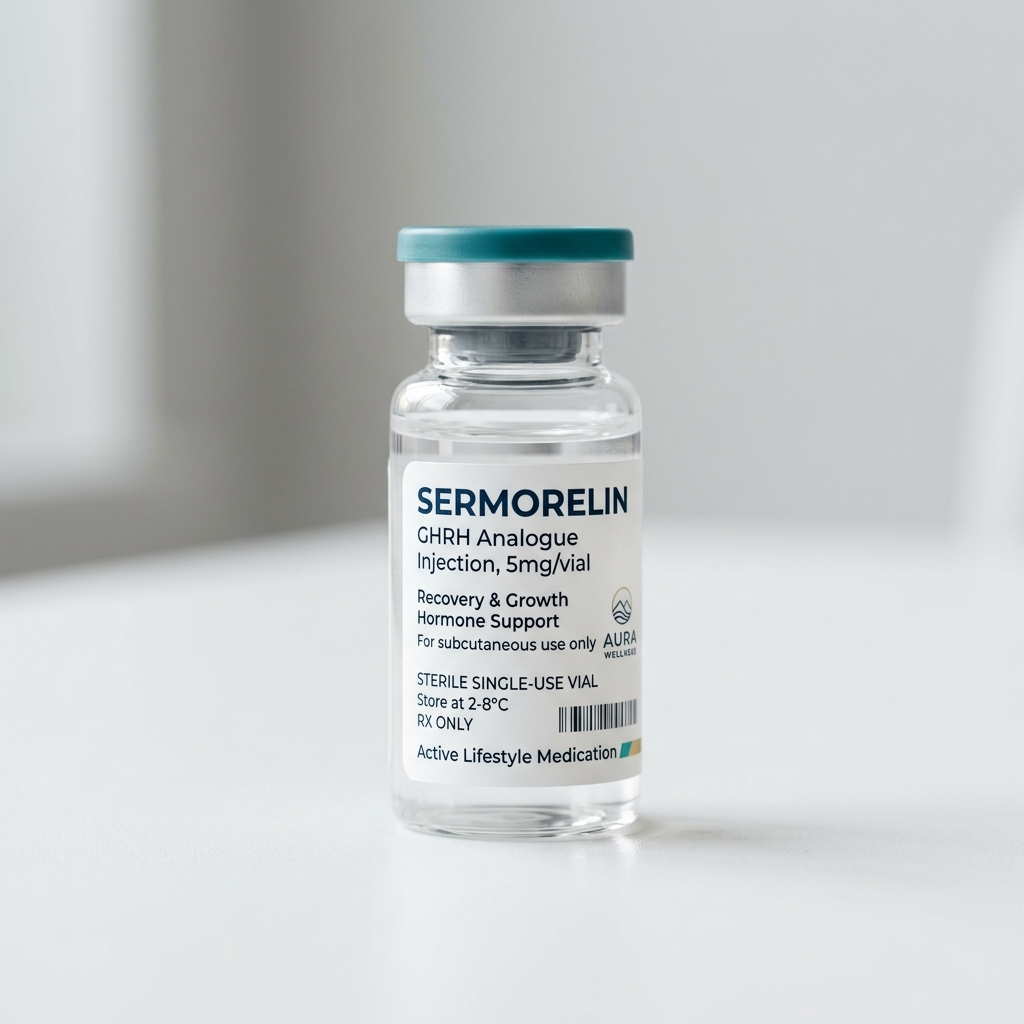 Sermorelin medication vials